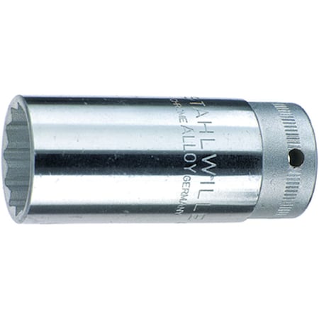 Stahlwille Tools 10 mm (3/8") Socket Size 19 mm L.65 mm 02020019